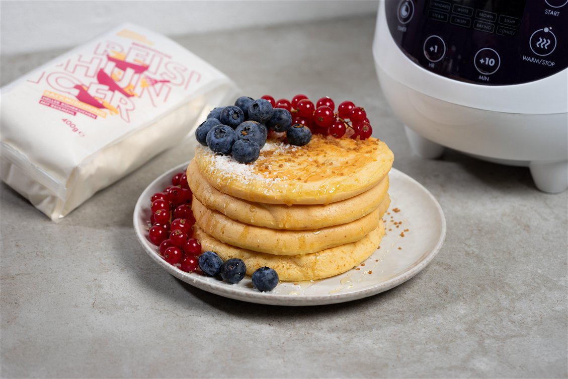 Rezept für Fluffige Pancakes aus dem Digitalen Mini Reiskocher